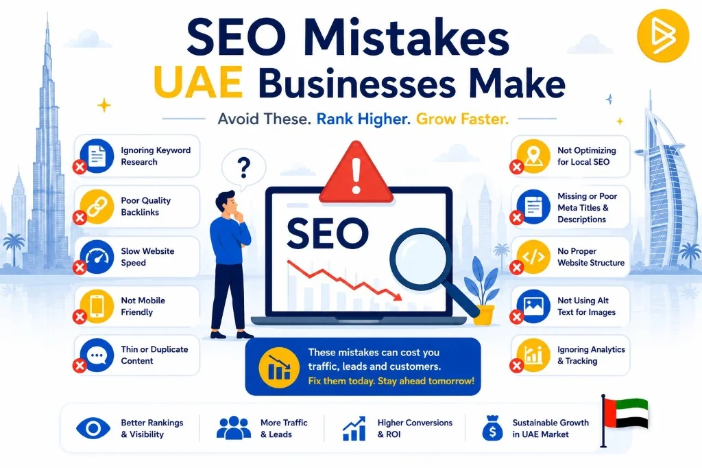 SEO Mistakes UAE Businesses Make